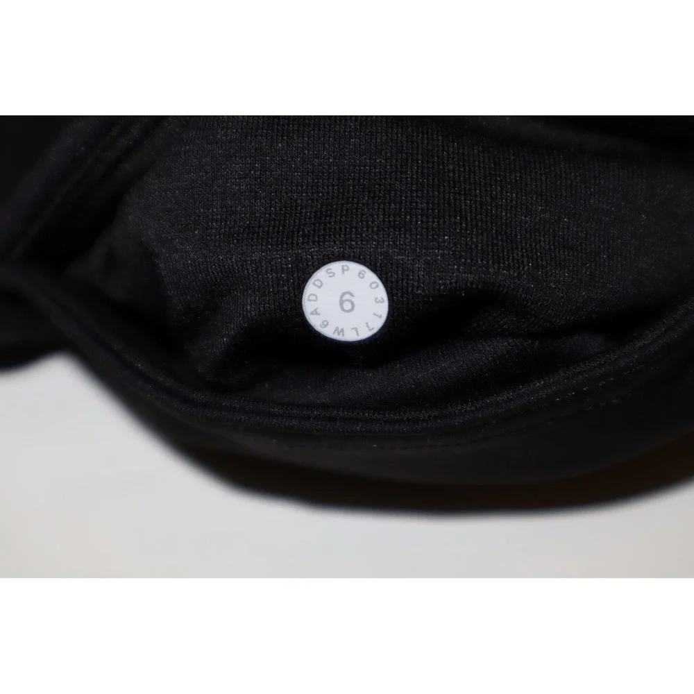 Lululemon Train Time Black Cropped‎ Leggings Size 6